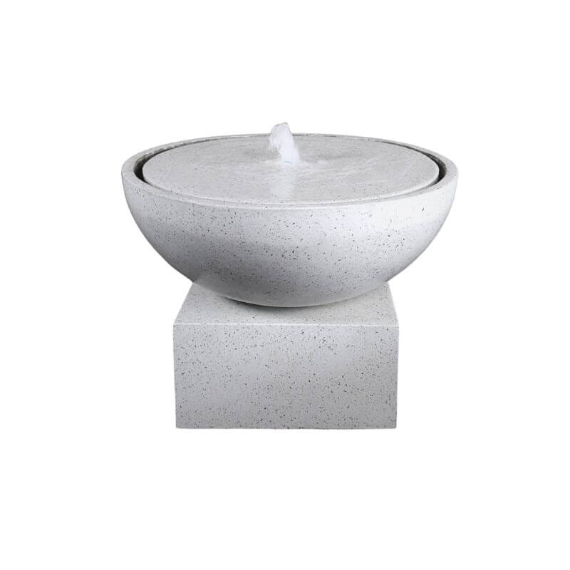 น้ำล้นหินขัดเสริมฮวงจุ้ย ARTGARDEN & DECOR รุ่น TMF-0471 ขนาด 80*80*55 ซม. สีขาว_1